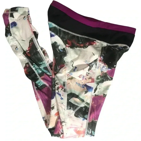 Lululemon Speed Tight III Pigment Wave Multi Color Leggings. - Picture 3 of 11